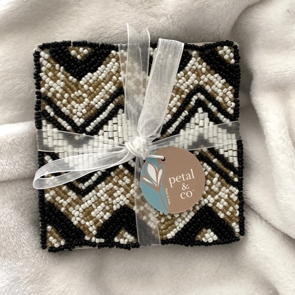 New drink coasters 4 piece set